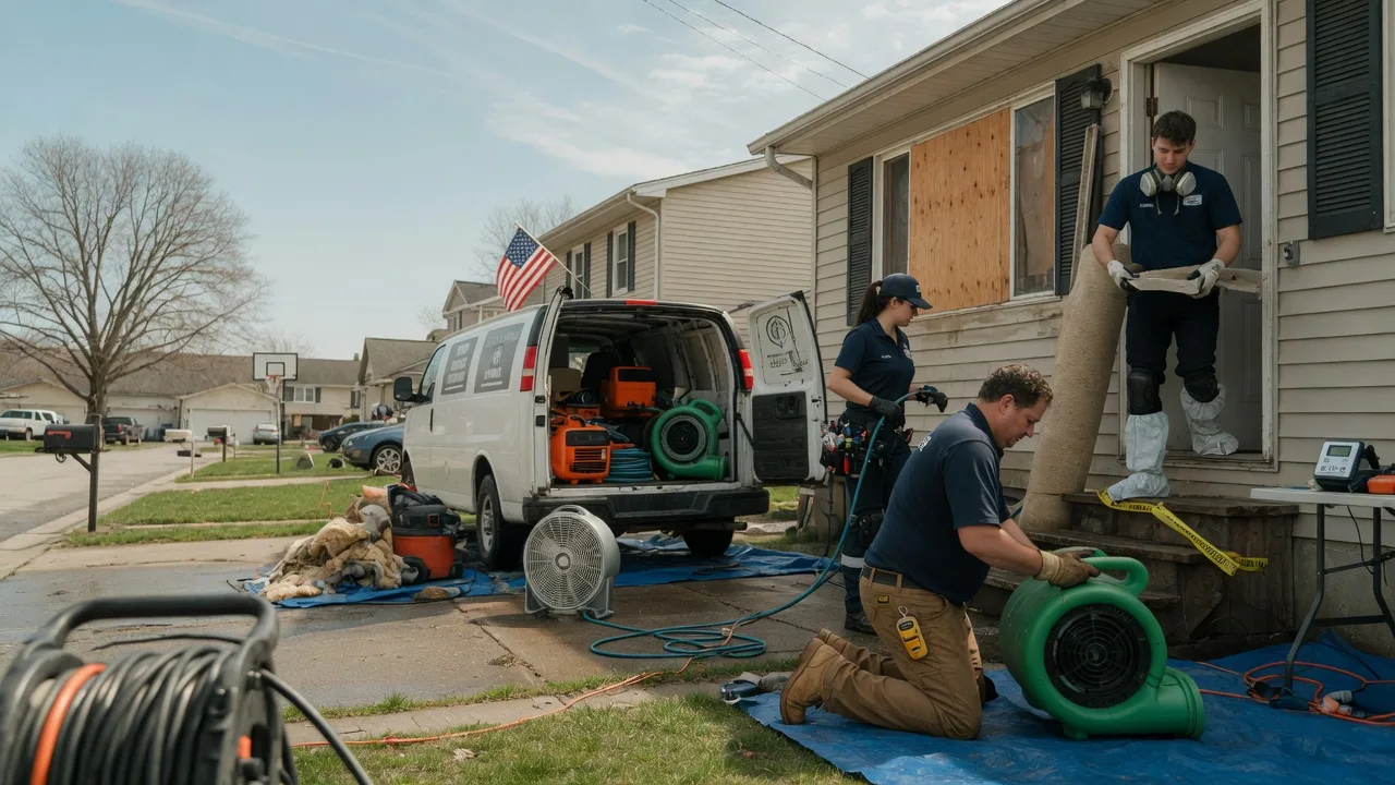 Water Damage Restoration in Gallitzin, PA near me